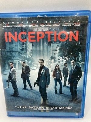 2010 Inception Blu-ray & Special Features Discs NO DVD Michael Caine 148 Minutes
