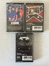 Alabama Cassette Lot 3x: The Closer You Get, Mountain Music, Feels So Right RCA