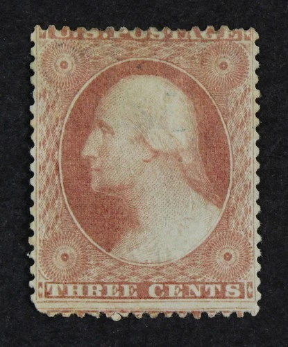 CKStamps: US Stamps Collection Scott#25 3c Washington Unused NG Spot Thin