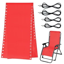 Zero Gravity Chair Fabric with Cord Kits, 17inch Wide Repair Cloth with Bunge...