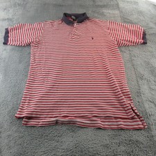 Polo Ralph Lauren Polo Shirt Mens Large Striped Classic Pony Embroidered Preppy
