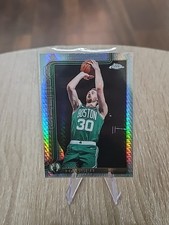 2025-26 Topps Chrome Sam Hauser Prism Refractor #14 Boston Celtics