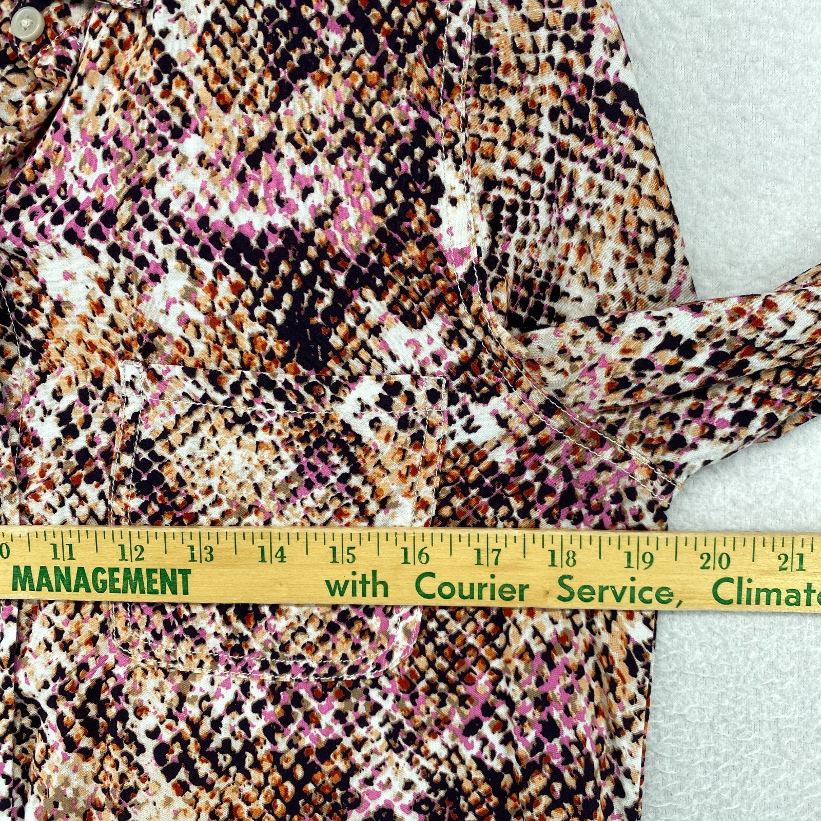 BEACH LUNCH LOUNGE Top S Snakeskin Python Print S… - image 8