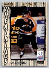 Jeff Staples 1995 Slapshot Memorial Cup Brandon Wheat Kings