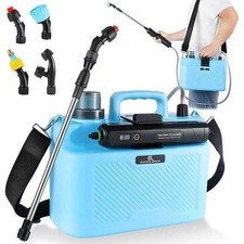 2gal Portable USB Rechargeable Electric Garden Sprayer with 4 Adjustable Nozzles