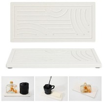 Graceice 2PCS Diatomite 8.27 inches x 3.94 x 0.35 inches, Beige