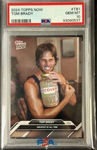 2024 Topps Now Tom Brady #TB1 Greatest of all Time GOAT Psa 10