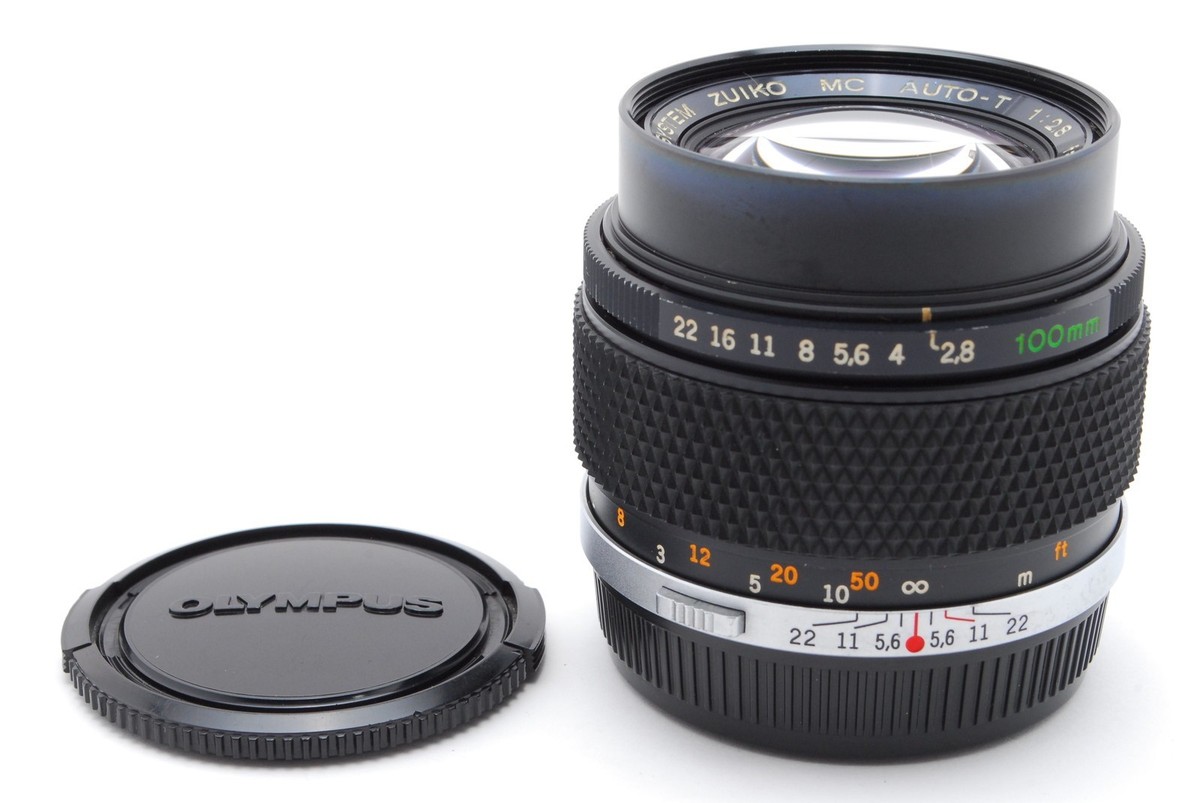 NEAR MINT] Olympus OM-SYSTEM ZUIKO MC AUTO-T 100mm f/2.8 MF Lens