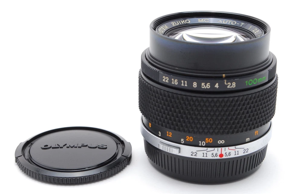 [NEAR MINT] Olympus OM-SYSTEM ZUIKO MC AUTO-T 100mm f/2.8 MF Lens Black  Japan - Image 3 of 4
