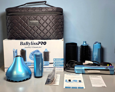 Babyliss Pro Nano Titanium Style/Switch Ionic Multi-Styler & Dryer New