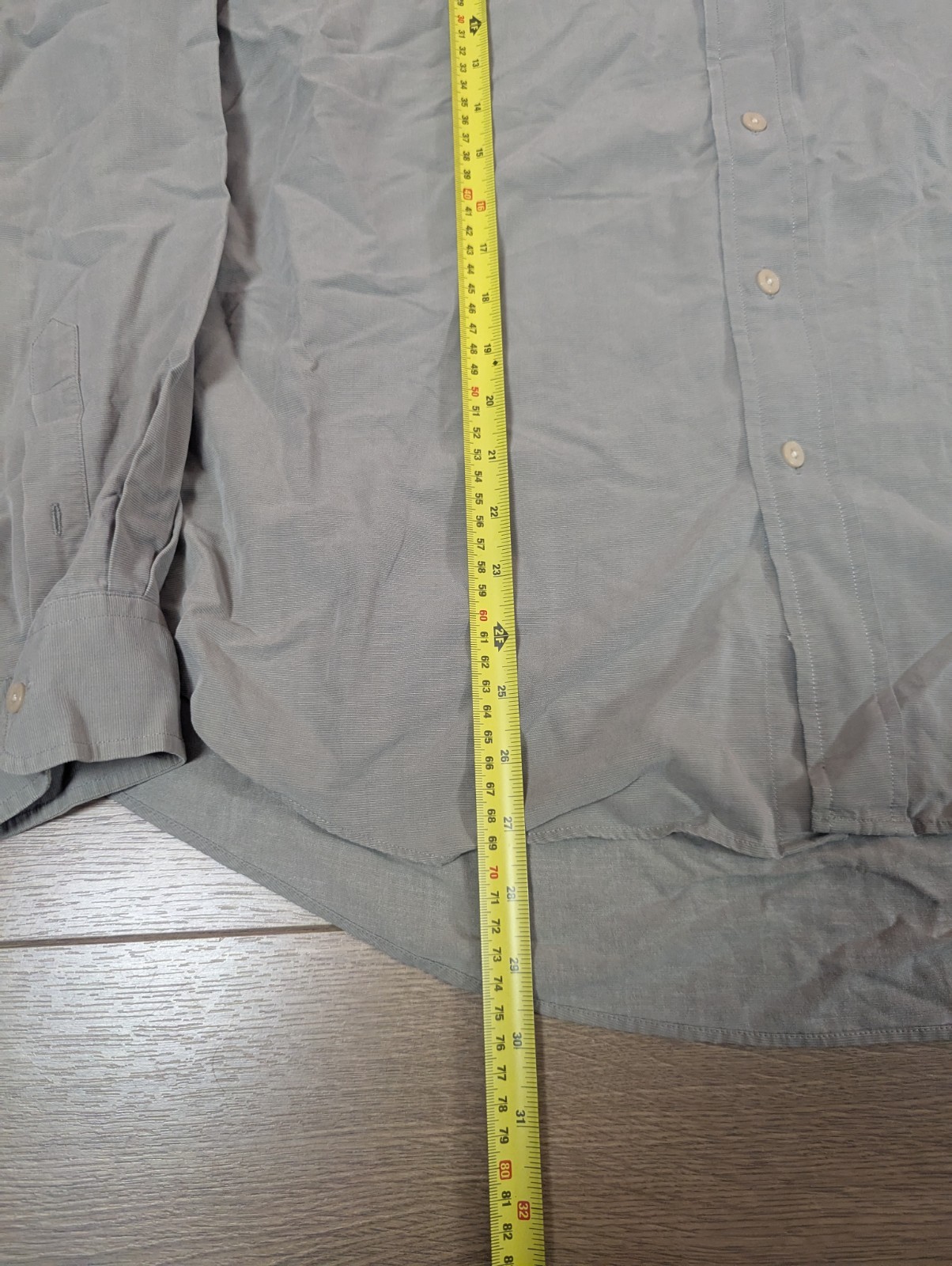 Camicia vintage anni 90 Yves Saint Laurent viscosa con bottoni taglia XL kaki manica lunga