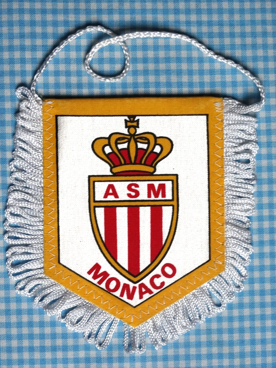 fanion wimpel pennant football ancien AS MONACO PALMARES