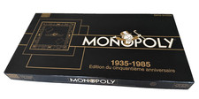 Jeu société MONOPOLY édition anniversaire 1985 classique ancien VINTAGE COMPLET