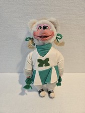 Vintage Showbiz Pizza Place Mitzi Mozzarella Plush Doll 10" 1981