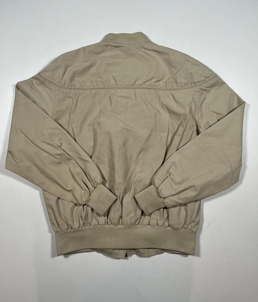 Vintage Field & Stream Jacket Mens Medium Bomber Plaid Lined Hong Kong 80s Read - Image 2 of 4