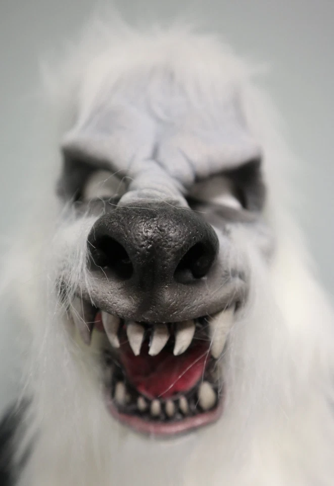 Warewolf Dogman  - Zagone Studios "Holwer Wolf" Adult Moving Mouth Mask - Image 2 of 4