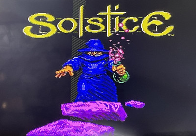 Solstice The Quest for the Staff of Demnos -(Nintendo NES, 1990) Tested / Works