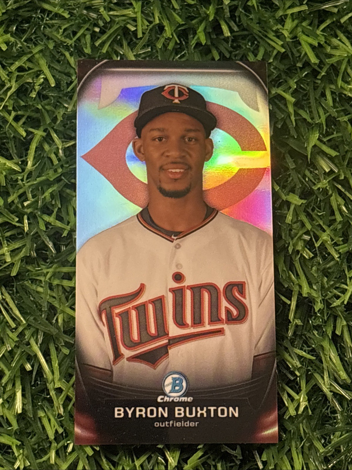2015 Bowman Chrome Prospect Profiles Minis #PP-1 Byron Buxton Minnesota Twins
