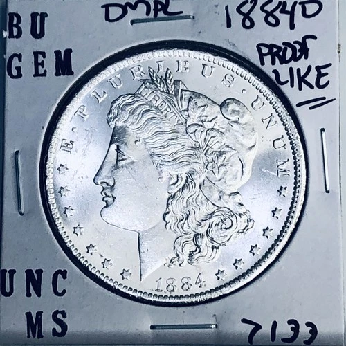 1884 O BU GEM MORGAN SILVER DOLLAR UNC MS+++ U.S. MINT RARE COIN 7133