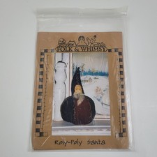 Folk & Whimsy brand Roly-Poly Santa soft sculpture craft pattern