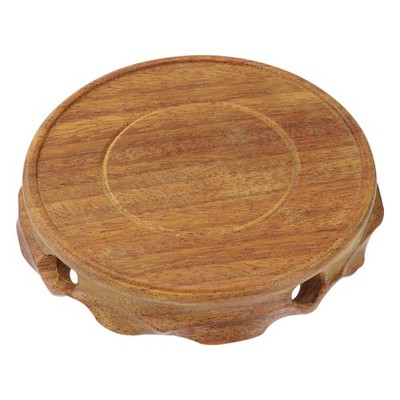Runder Aufbewahrungssockel Blumentopf Halterung Retro-Holzsockel Rundbasis