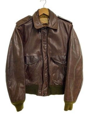 Schott 80-90s/USA/TYPE A-2 Flight Jacket 40/Leather/Brown/I-S-674-M-S