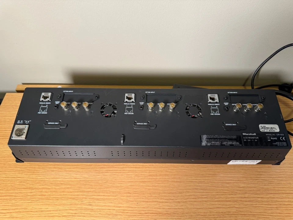 Monitor LCD doble de 8" Marshall Orchid OR-503 triple montaje en rack 1,5G SDI Foto 3 de 4