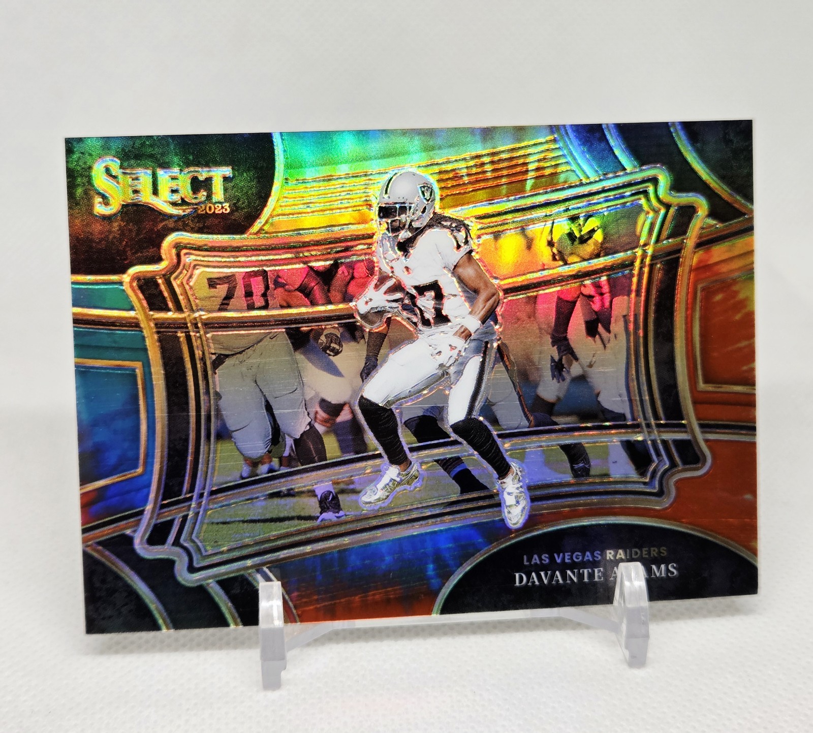 2023 Panini Select - Tie-Dye Prizms 349 Davante Adams 7/25 Raiders Rams