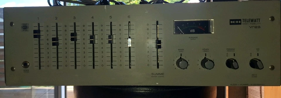 Klein und Hummel (Telewatt) Mischverstärker M126 - Bild 2 von 4