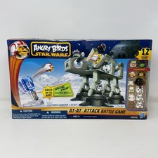 Star Wars Angry Birds AT-AT Attack Battle Game 2012 Missing One Figure