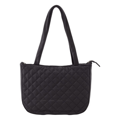 HOBO Carver Quilted Leather Shoulder Bag   Black - NWT - $238