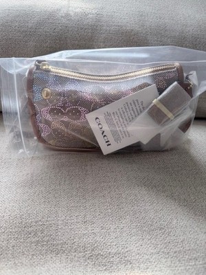 Coach Candy Crystal Swinger Bag 20, Chain, Rainbow Signature