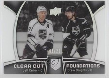 2016 Upper Deck Clear Cut Foundations 8/25 Jeff Carter Drew Doughty #CCF-14 0c3