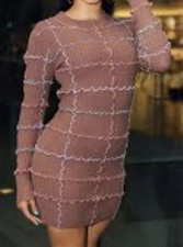 Hot & Delicious Knit Sweater Dress New With Tag Women's Medium