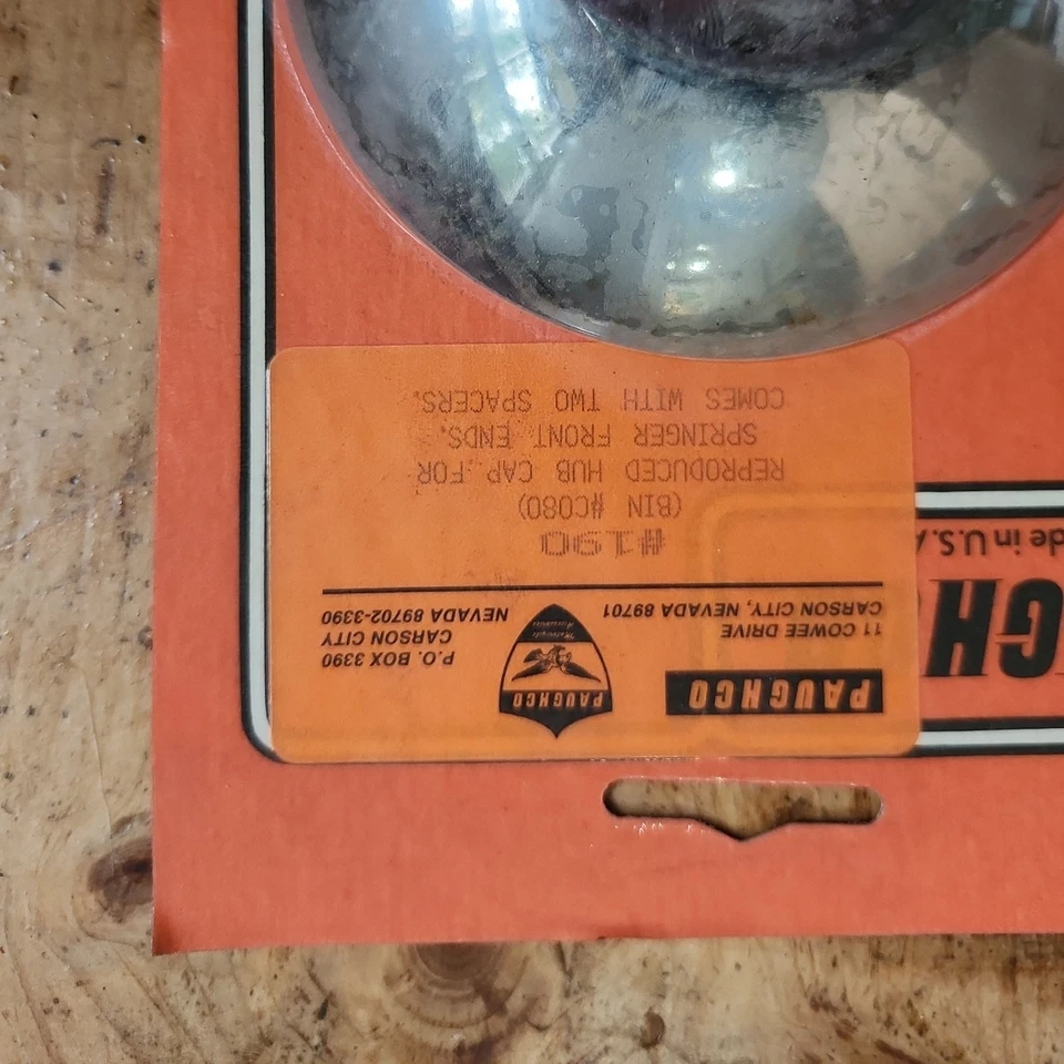 ARTÍCULO PAUGHCO #190 TAPACUBOS PARA SPRINGER HARLEY DAVIDSON CON DOS ESPACIADORES Foto 3 de 3