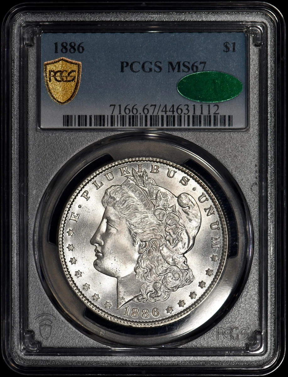 MS 67 Graded 1886 Year Morgan US Dollars (1878-1921) for sale | eBay
