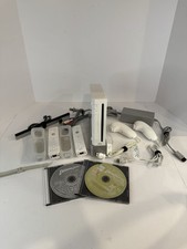 Nintendo Wii Console RVL-001 Bundle With Games Tested