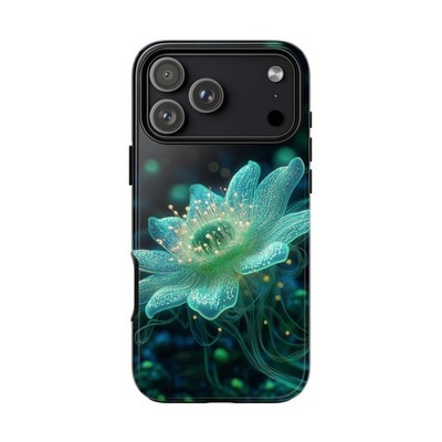 Phone Ink   Green Bioluminescent Anemone Case   iPhone, Galaxy, Pixel