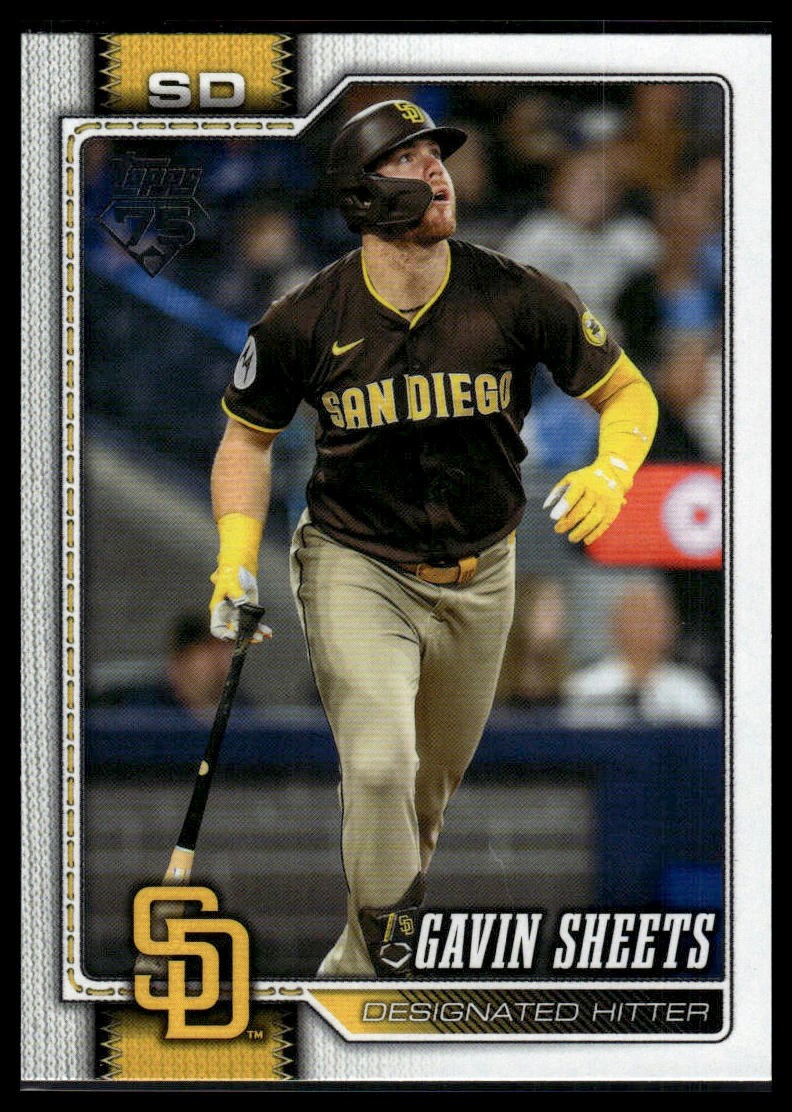 2026 Topps #216 Gavin Sheets Gold #/2026