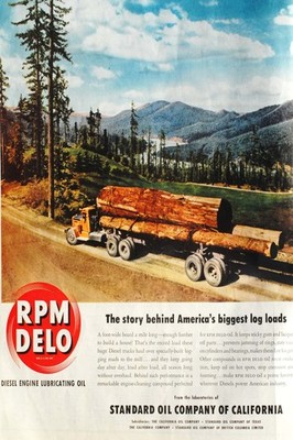 RPM DELO Vintage Ad Poster - 24x36     Rare Reprint   !