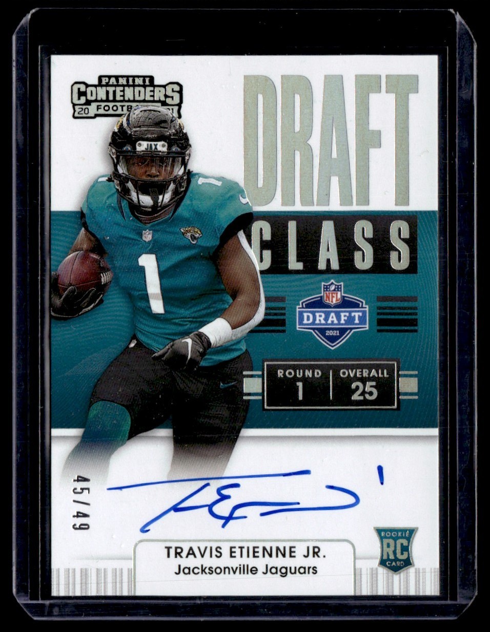 Travis Etienne Panini Contenders Draft Class Autographs Rps #DCATET Base