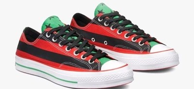 Size 10 - Denim Tears x Converse Chuck 70 Low Pan-African Flag for