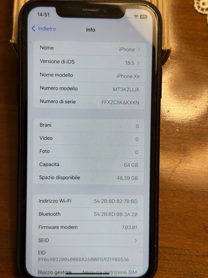 Come Da Titolo, Vendo Apple iPhone XR - 64GB - Nero Come Nuovo. Cover In Omaggio - Immagine 3 di 4