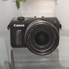 Canon EOS M 18.0 MP Mirorless Digital Camera with EF-M 18-55mm Lens Black