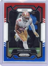 2023 Panini Prizm - Deebo Samuel #268 Red White & Blue Prizm San Francisco 49ers