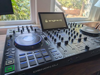 Denon DJ Prime 4+ Standalone 4-Deck Controller New Condition Open Box