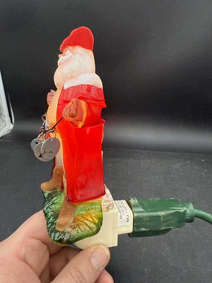 Texas Santa Cowboy Plug-In Night Light C7 7W Holiday Christmas ZX280205 Decor - Image 3 of 4