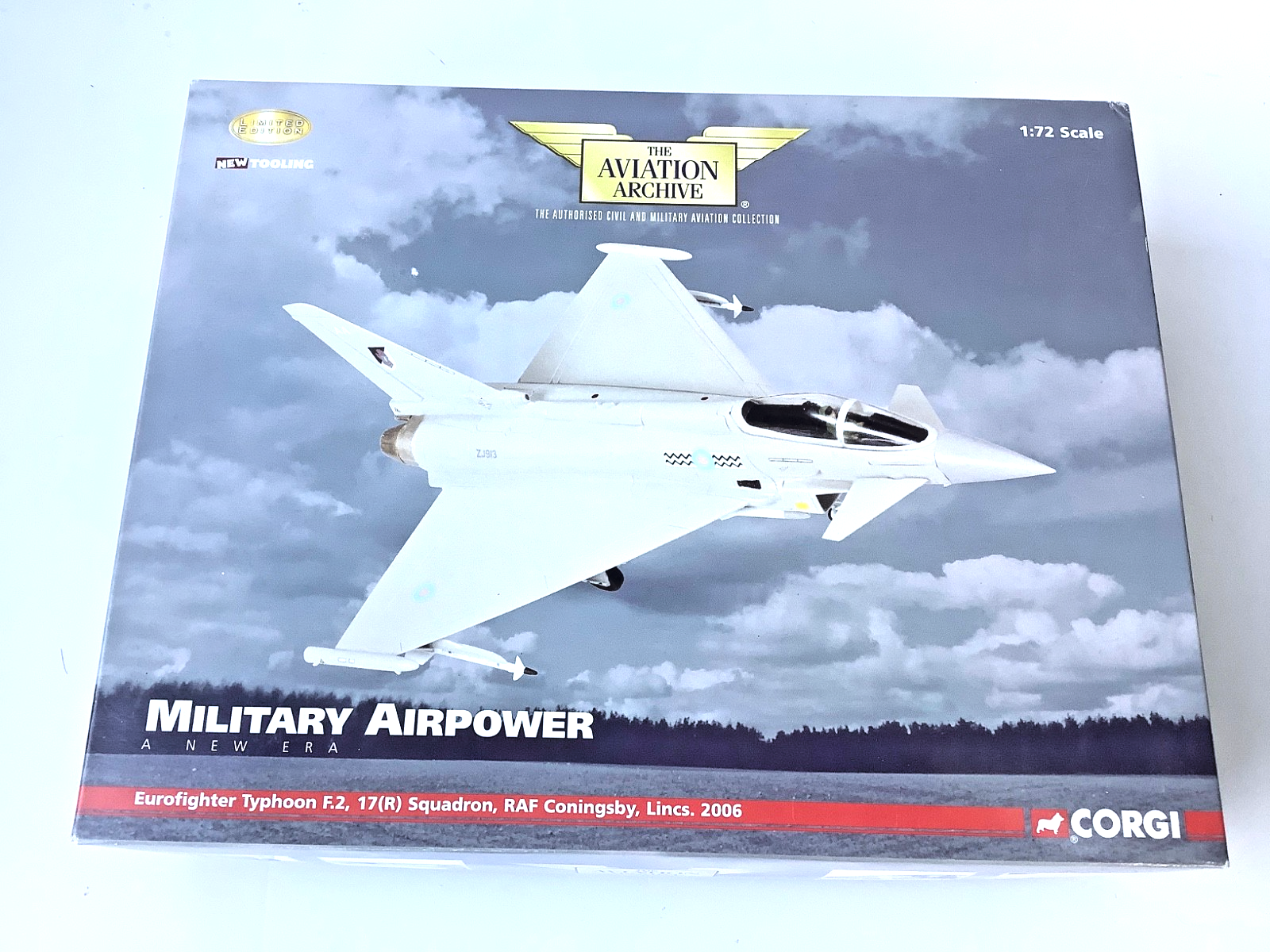 Corgi AA36401 1:72 Eurofighter Typhoon F.2 17(R) Sqn RAF Coningsby Lincs  MIB