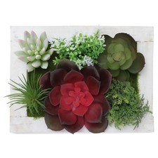 1Pc Imitation Succulent Wood Creative Picture Frame Home Wall Decoration