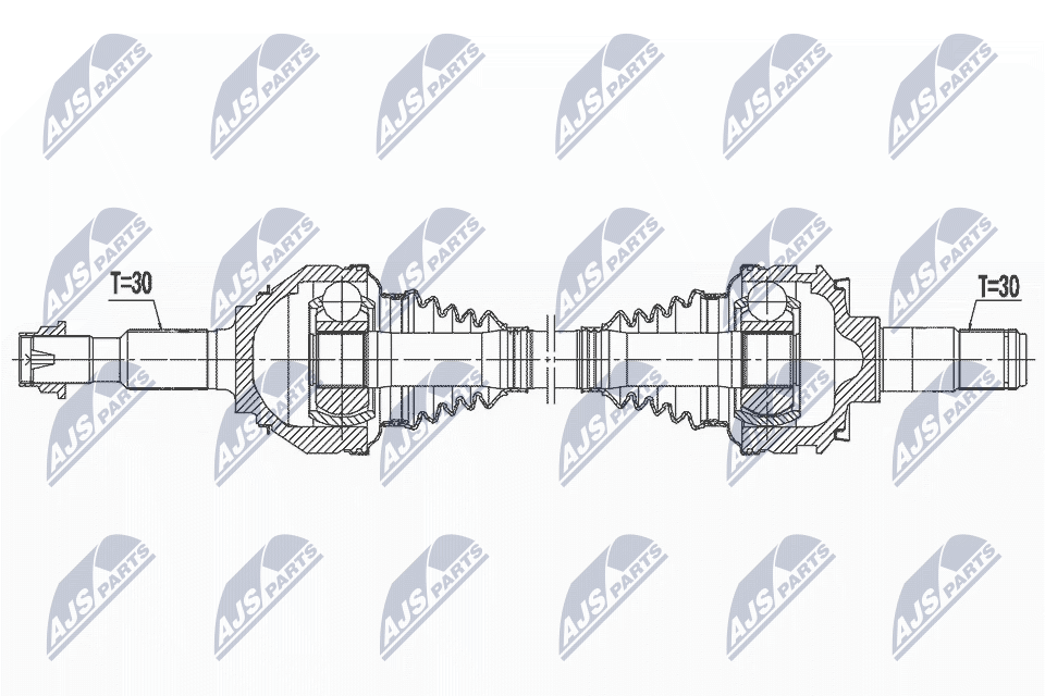N.T.Y. NPW-TY-183.NTY Drive Shaft for LEXUS - Image 7